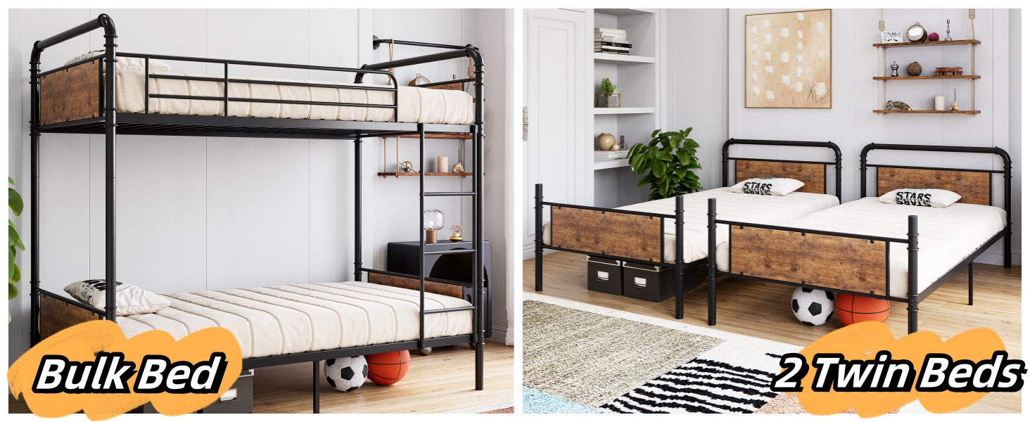 bunk bed twin over twin
