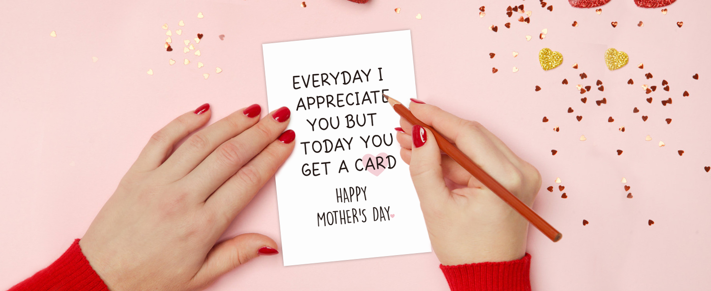 Ithmahco Mothers Day Card From Daughter, Funny Mother Day