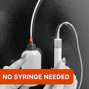 Clear Line - Frozen Refrigerator Water Line Tool - Patented Innovative New System - Large Hot Water Reservoir - 36 inch Firm Flex Tube - Made in The USA 8 No Syringe