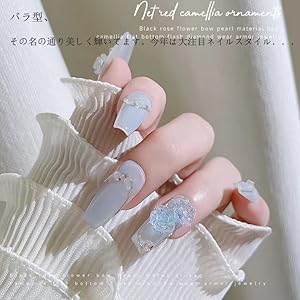 オーダーページ ネイルパーツ ʚ✞ɞ˚˙ 自分の爪用∗*ﾟ ✼ ••┈┈••🎀••┈┈•• ✼ #chronoir