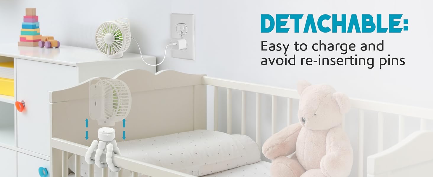 battery operated stroller fan