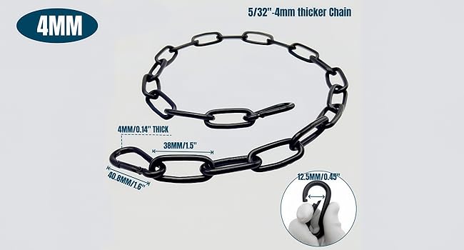4mm gate chain lock