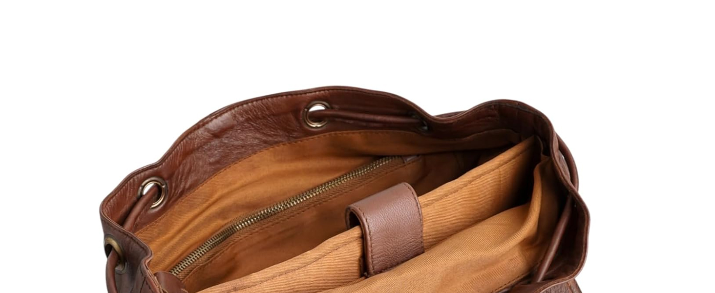 mens leather backpack