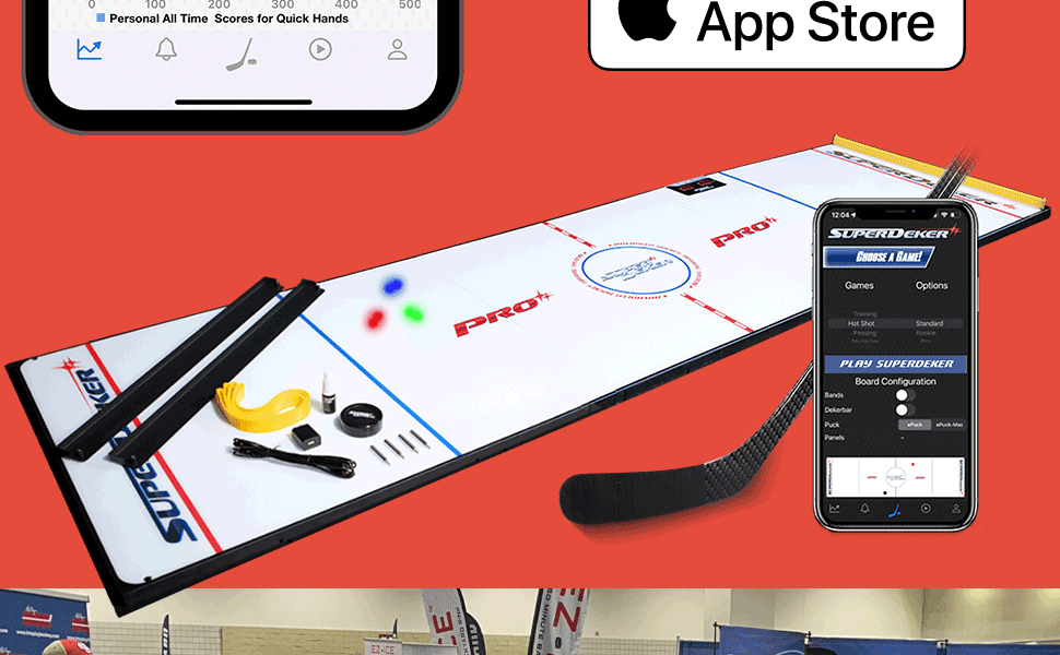 SuperDekerPRO Advanced Ice Hockey Training System Real