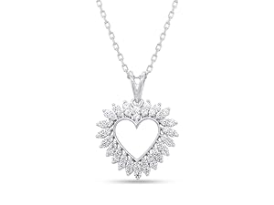Lab Grown Diamond Heart Necklace