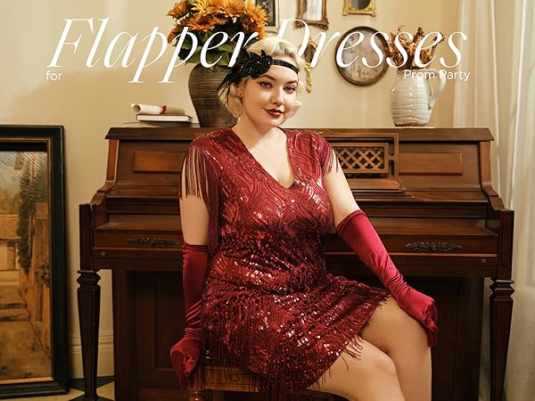 kastane 2piece layered dress サイズ0 Amazon.com: BABEYOND 1920s Plus Size Flapper Dress Long