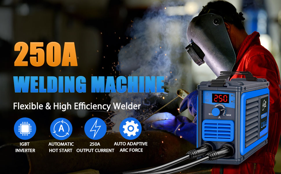 Welding Machine, Upgraded MMA-250A 110V Welder Machine