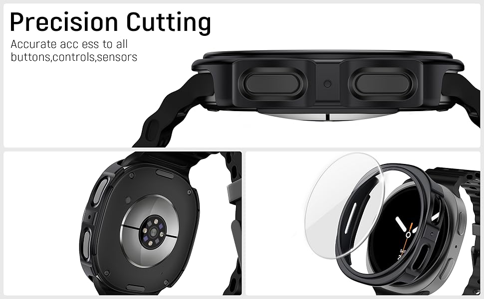 galaxy watch 8 screen protector samsung case 40mm watch8 cover classic ultra sense