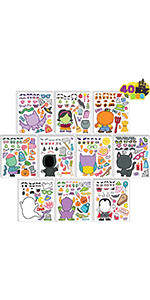 40 Pcs Full-body Make a Face