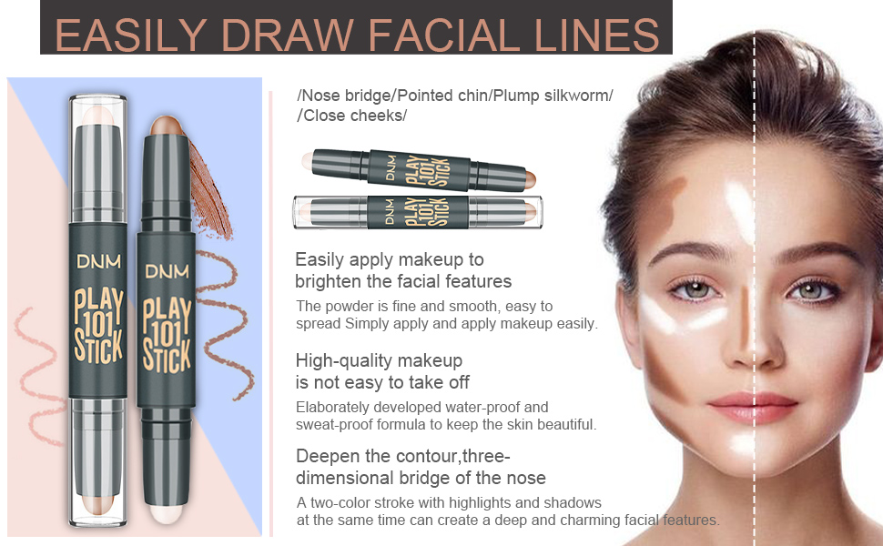 head concealer highlighter shadow pen