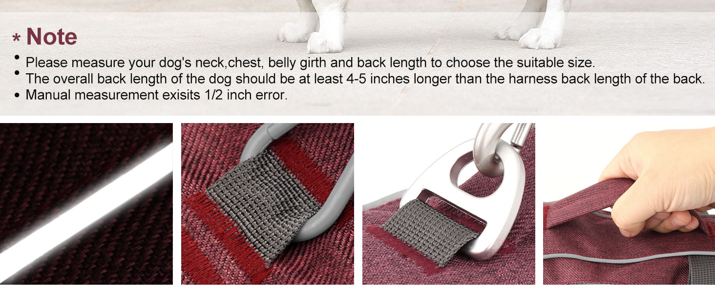 harness small size dog