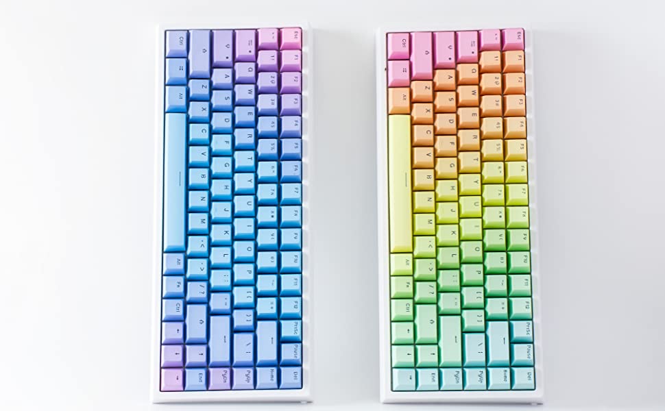YUNZII Rainbow 84 84-Key RGB Hotswap Wired Mechanical Gaming