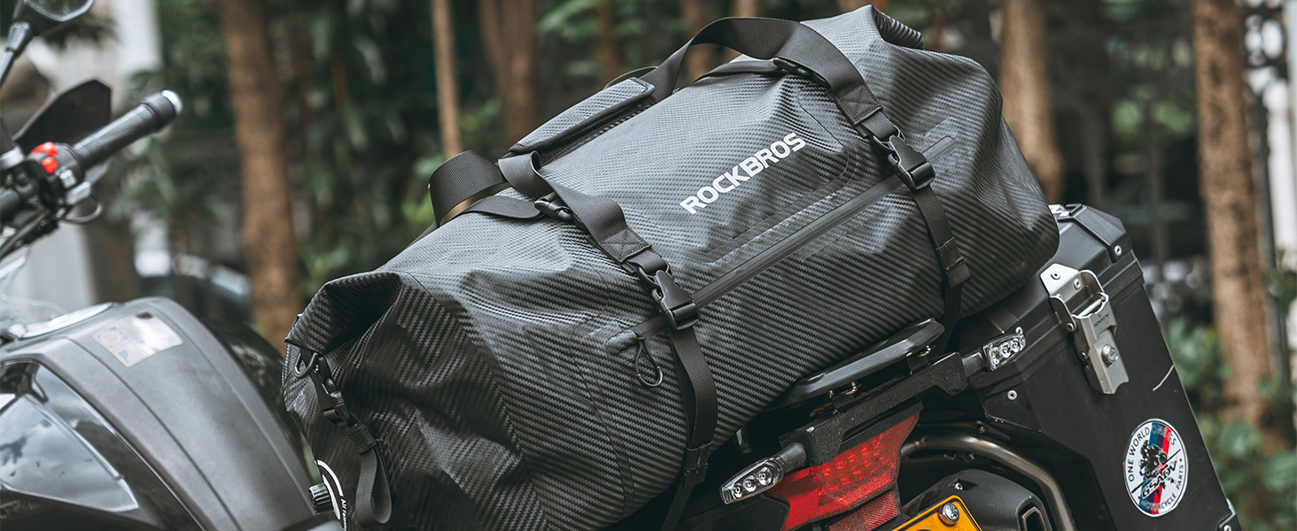 Motorcycle travel dry duffel bag