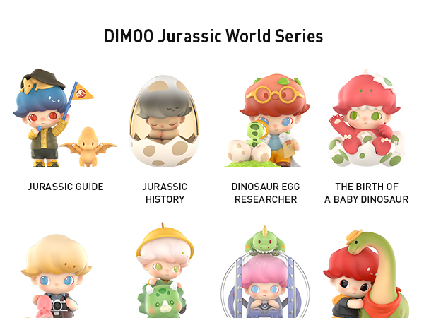 POP MART DIMOO Jurassic World Series