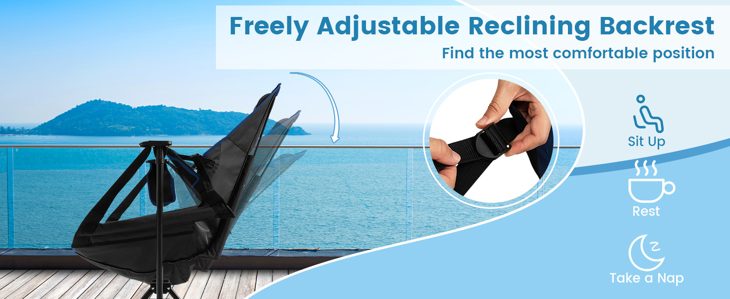 Freely Adjustable Reclining Backrest Find the most comfortable position