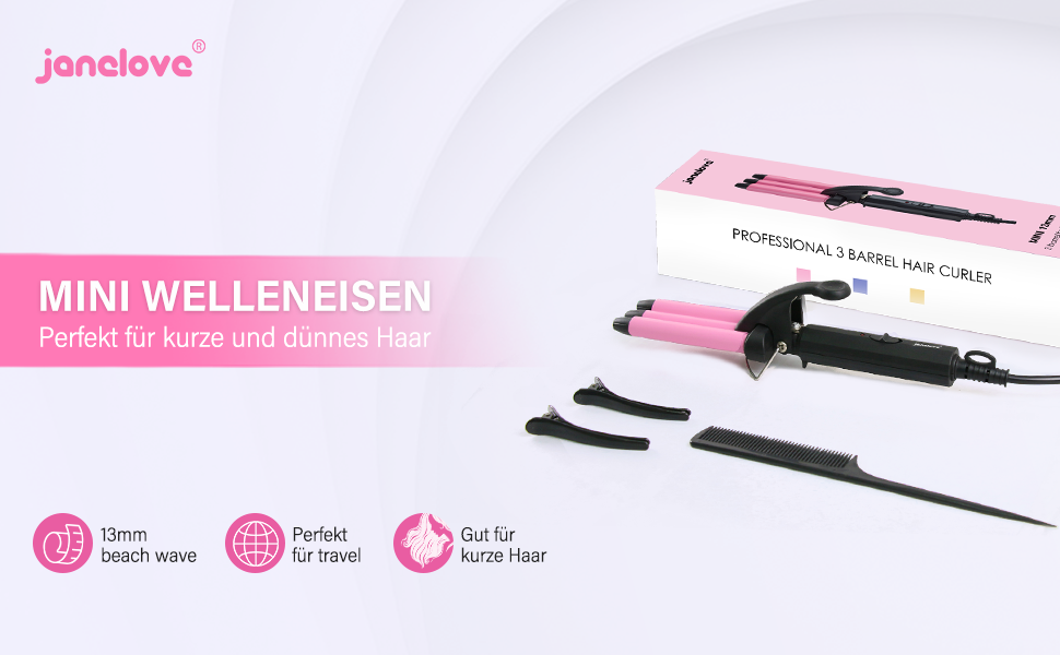 Lockenstab 3 Fässer Set