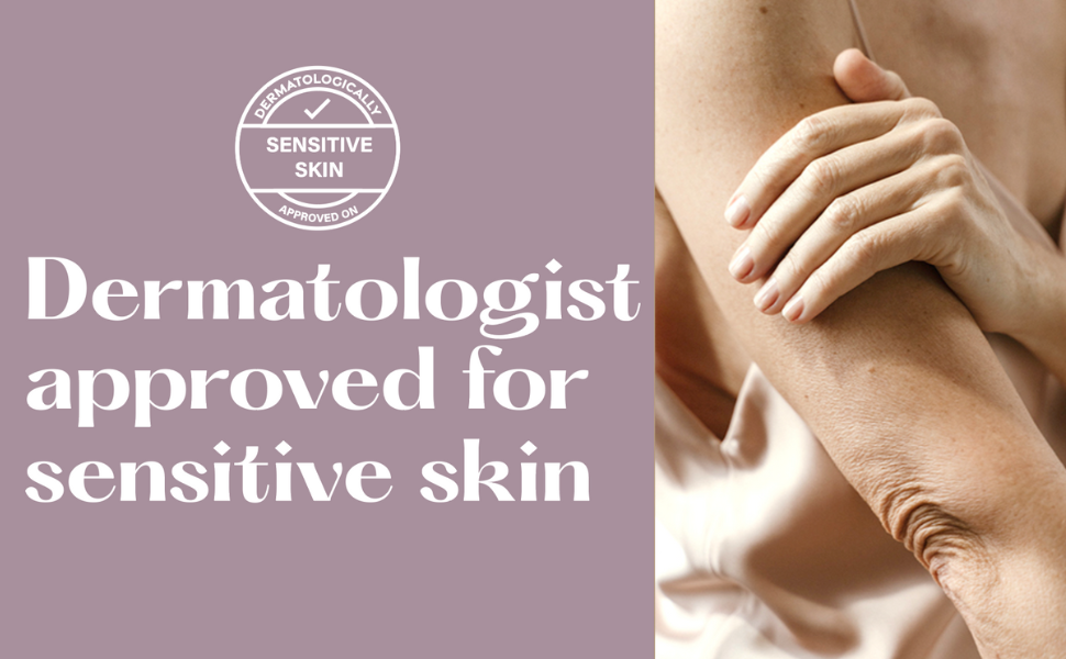 approved for sensitive skin