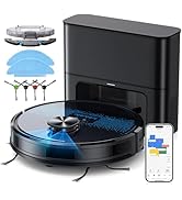 Lubluelu Saugroboter mit Absaugstation 3-in-1, 4000Pa Staubsauger Roboter mit Wischfunktion, Robo...