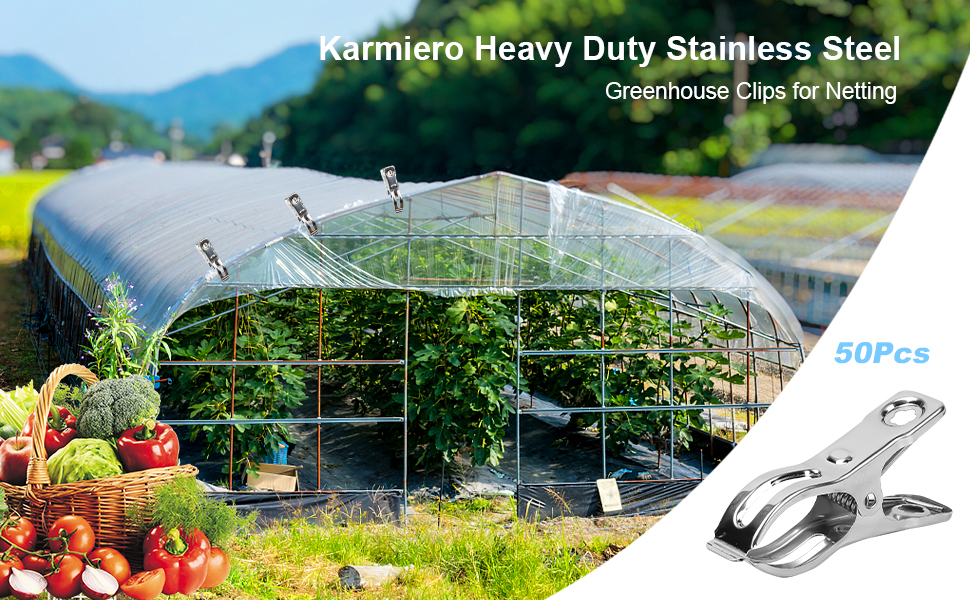 greenhouse clamps are made from premium stainless steel