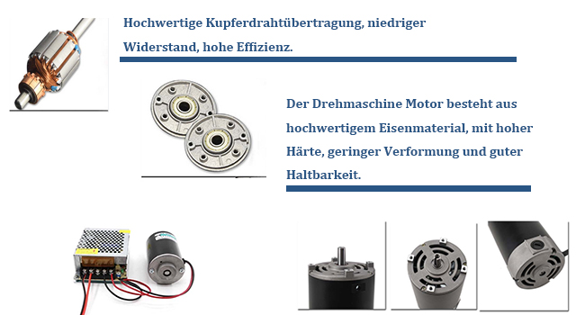 Mini Drehmaschine Motor 220V 550W 6000 U/min Schaummotor-Ersatz Mini Elektromotor Motor