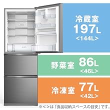 Amazon.co.jp: ハイセンス 冷蔵庫 幅59.9cm 360L シルバー HR
