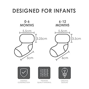 Infant terry socks