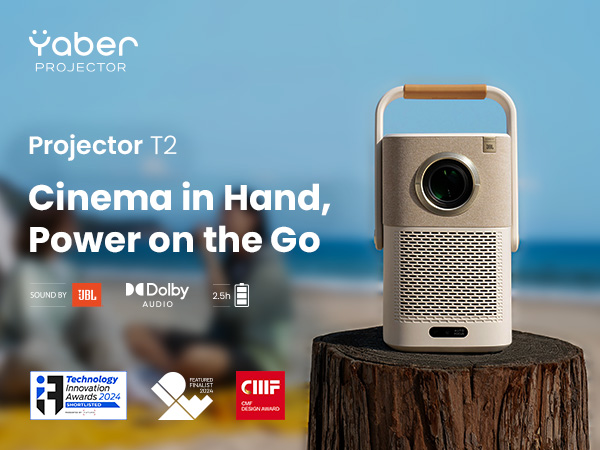 プロジェクター Yaber Projector T2 Yaber T2/T2Plus Outdoor Portable Projector – Yaber Official