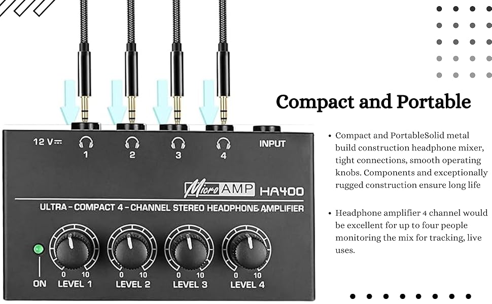 HAYDEN Headphone Amplifier 4 Channel SPN-REESC
