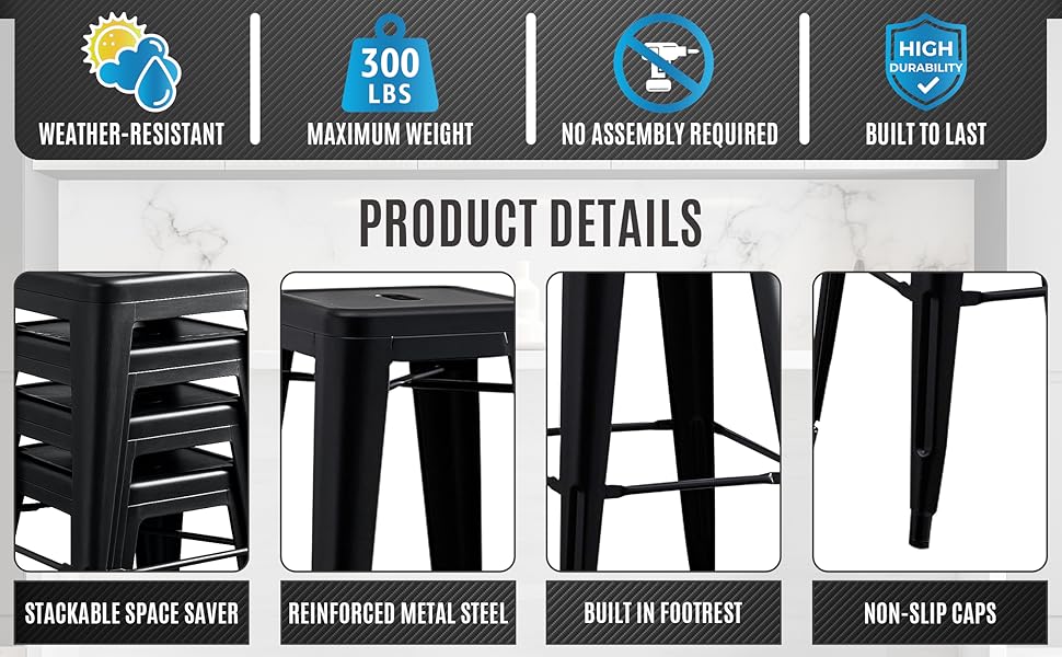 built to last durable easy assembly maximum weight weather resistant reinforced metal footrest