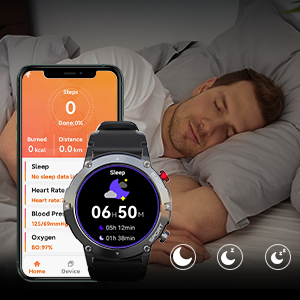 Heart Rate Blood Pressure Oxygen Sleep Health Monitor