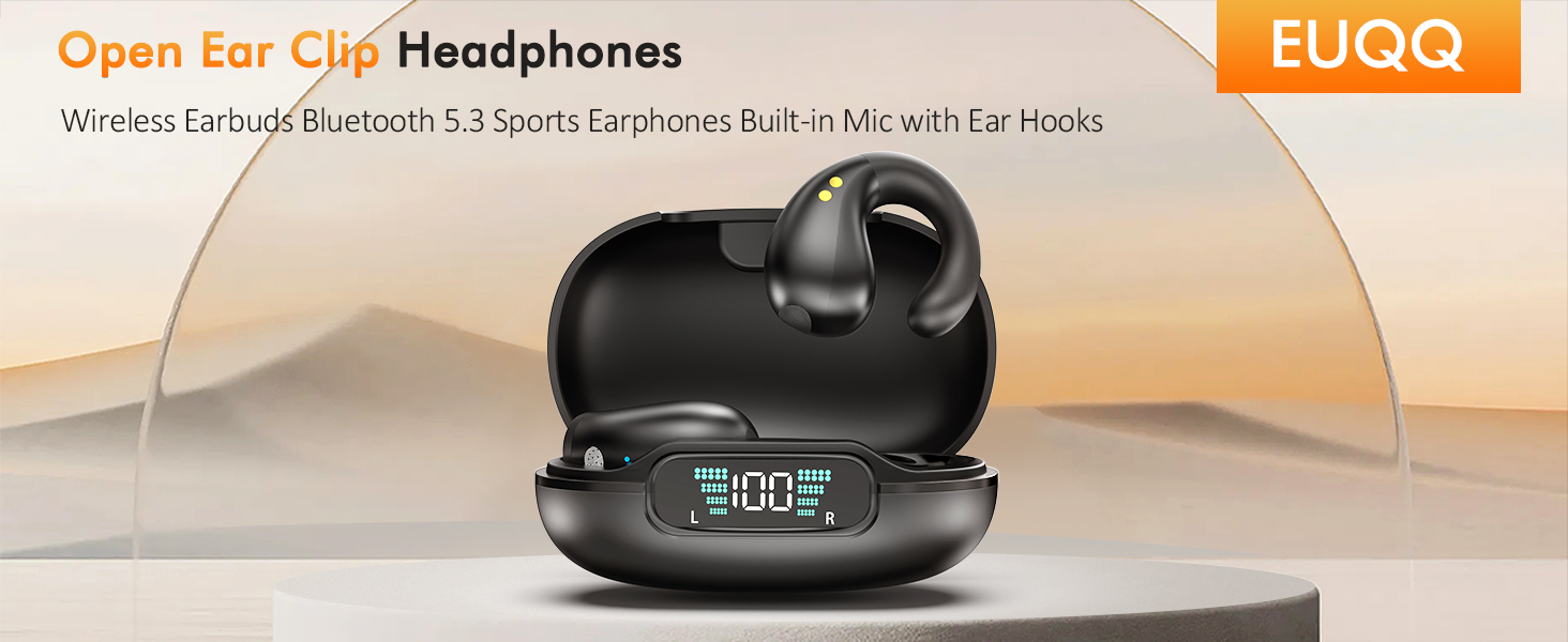 Open Ear Clip Headphone