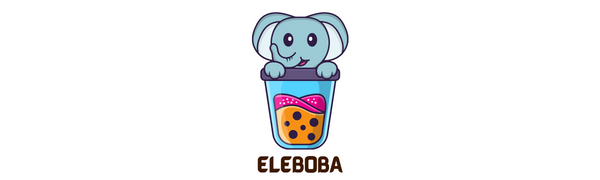eleboba logo for boba cups