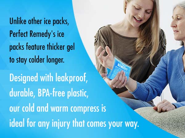 Cold packs for injuries, like gel ice packs, offer relief by reducing pain and aiding recovery.