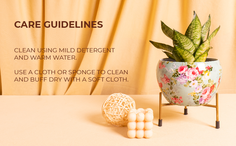 metal plant container