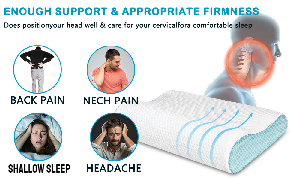 cervical memeory foam pillow