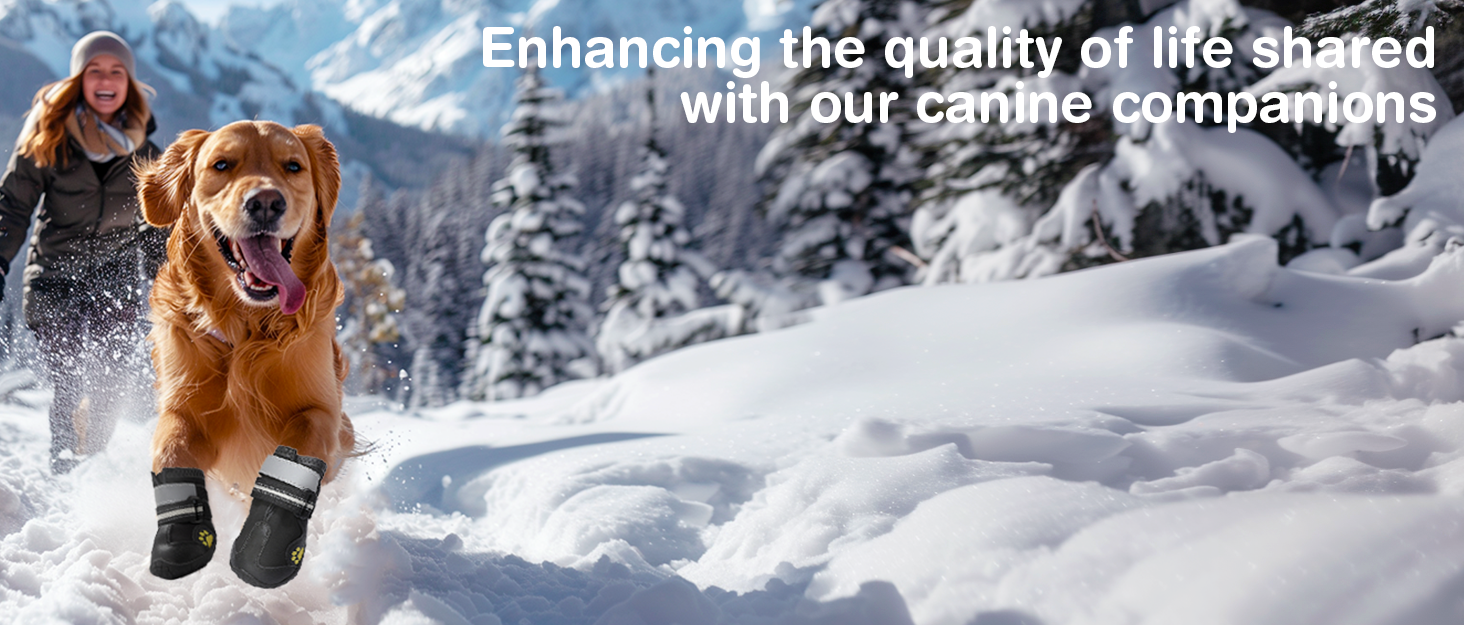 Aokown Dog Shoes for Medium Dogs, AntiSlip Dog Boots for