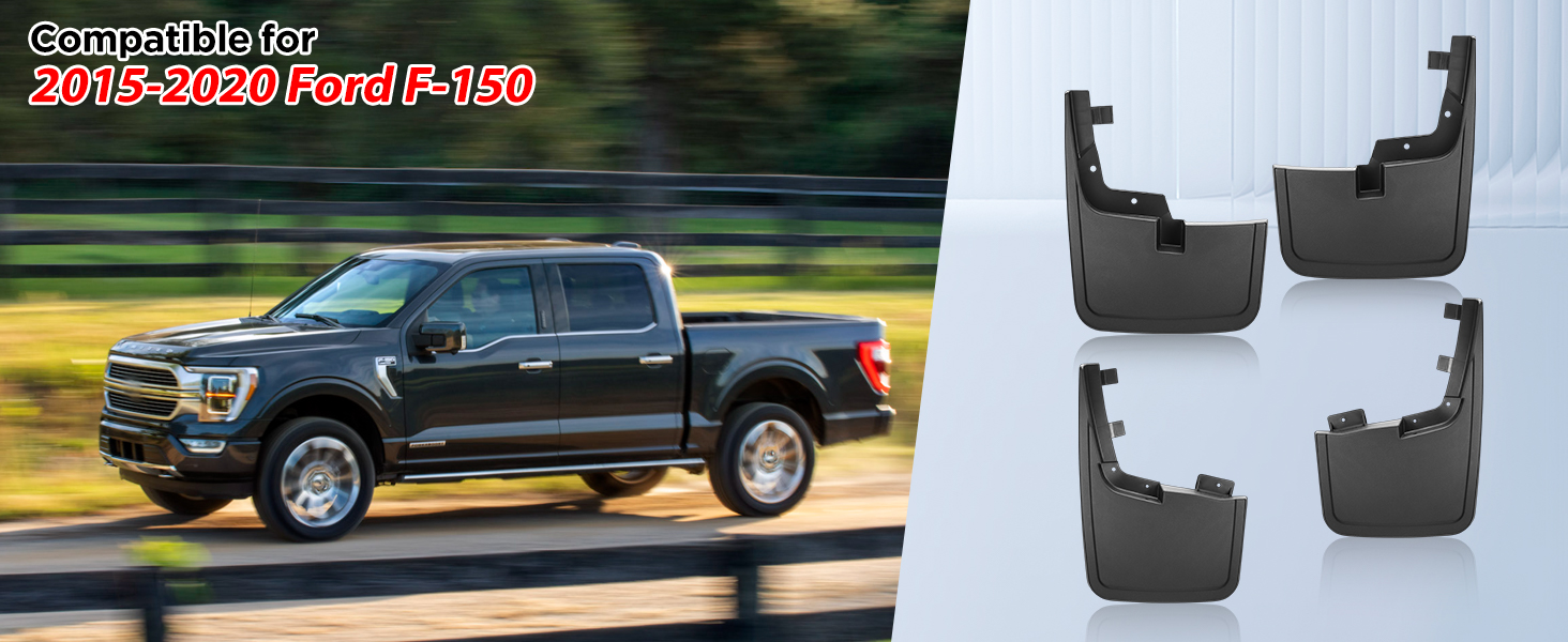 2015-2020 Ford F-150 Mud Flaps