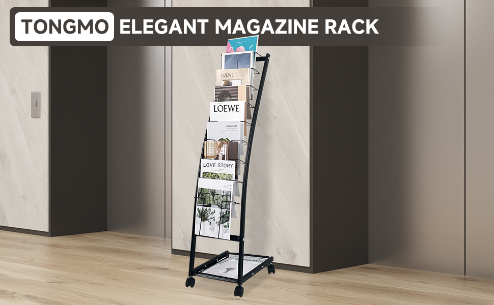 Floor-Standing Magazine Rack