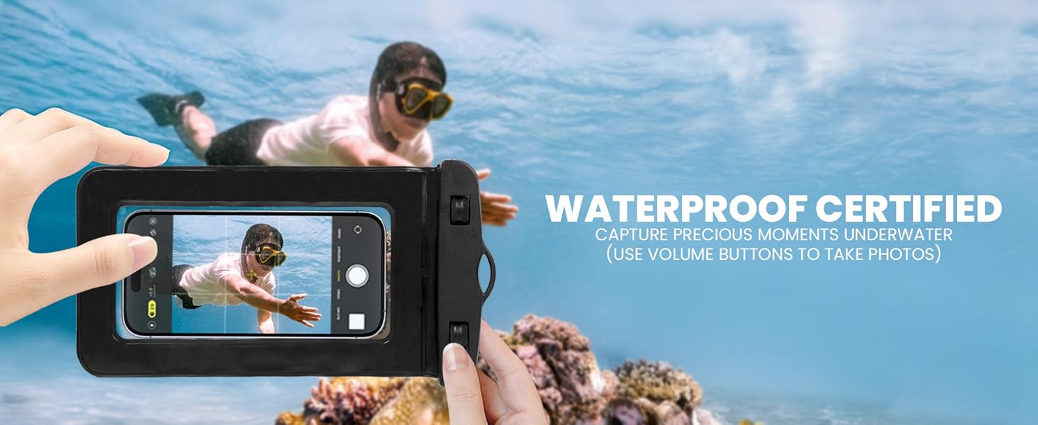 BlackBorder Waterproof Mobile Pouch 2PK