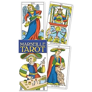 ●○● THE TAROT OF MARSEILLE ●○● Tarot De Marseille: Deluxe Gold & Silver Edition. OOP Large