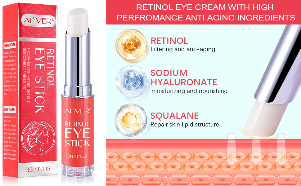 Anti Aging Eye Cream Under Eye Cream for Dark Circles and Puffiness
