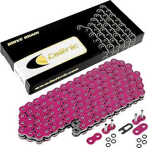 Amazon.com: Caltric Pink O-Ring Drive Chain Compatible with