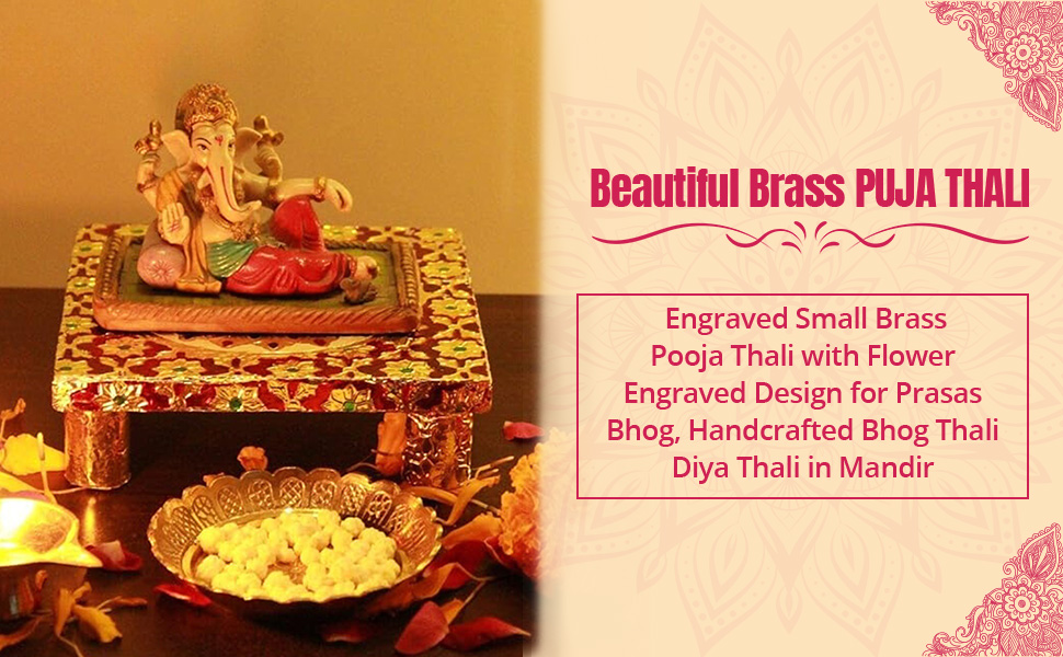 Brass Puja Thali