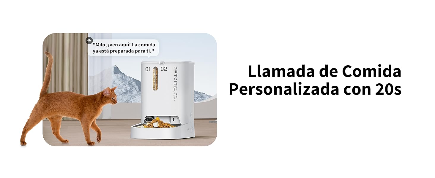 PETKIT Comedero Gato Automatico con Cámara