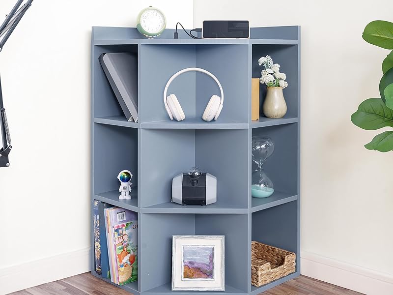 Amazon.com: Naomi Home Dona Corner Cabinet Corner Shelf with
