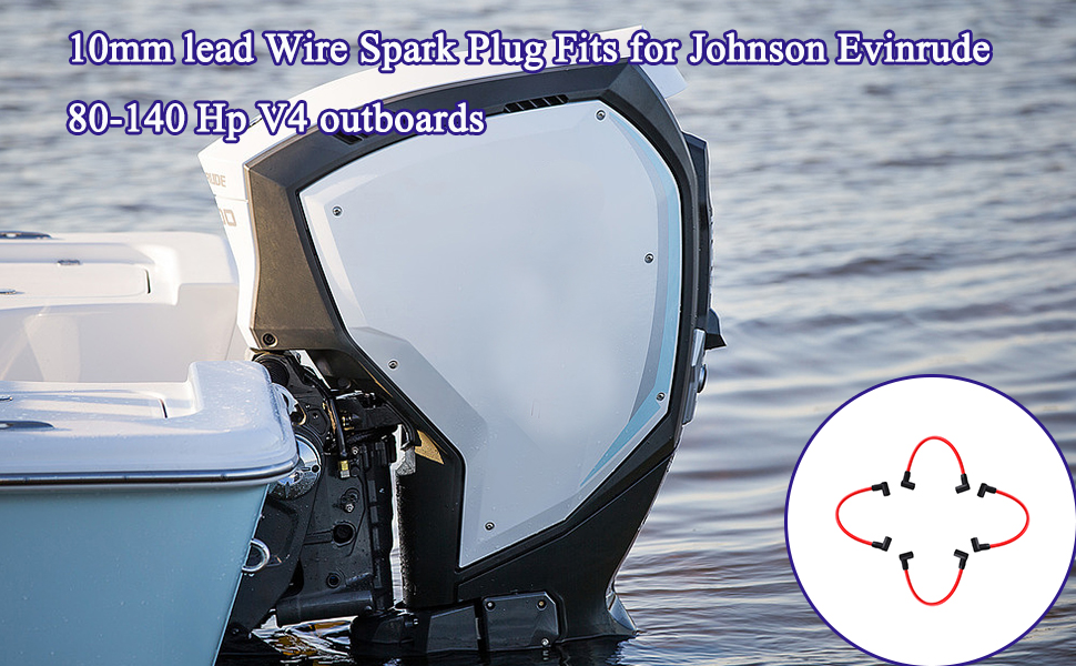 XYgdhqpt 10mm Lead Wire Spark Plug 582365 9.5"Spark Plug