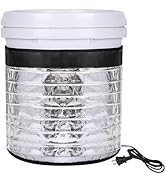 Nkiy Quen Insulated Bee Blanket Honey Heater,Fits up to 15 Gallon Metal Drum Heater,Aluminum Foil...