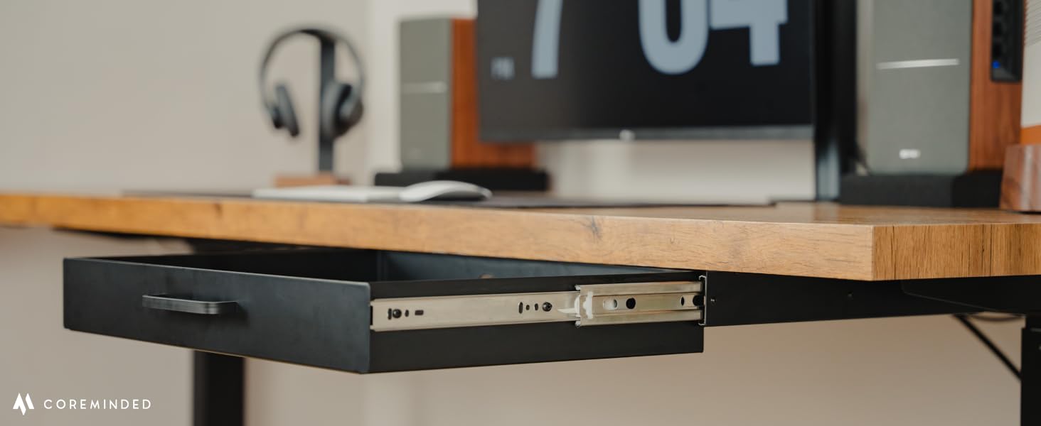 Under Desk Drawer For Desk, Standing Desk Drawer Attachment Under Desk Drawer Slide
