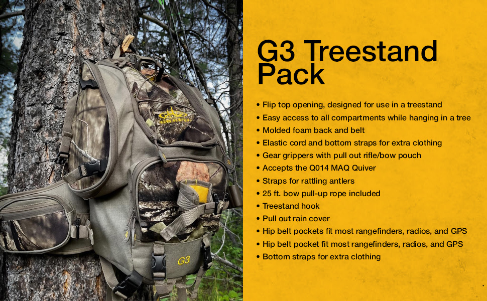 horn hunter g3 treestand pack