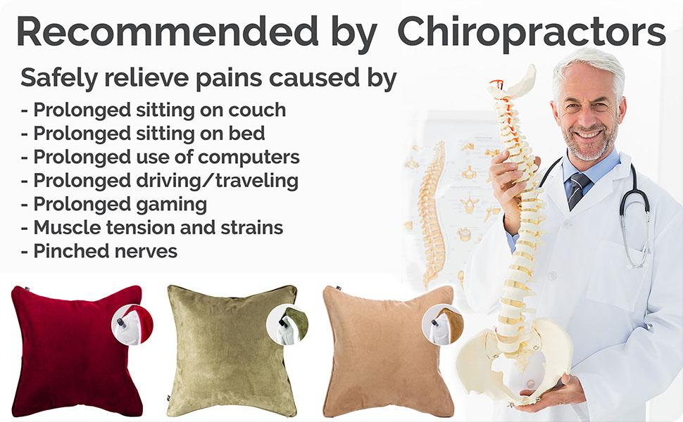 QiPillow Pain Relieving Ergonomic & Orthopedic Back